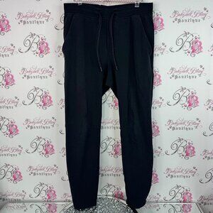 lululemon athletica sweatpants comfy cuff leg Men's Black Sweatpants